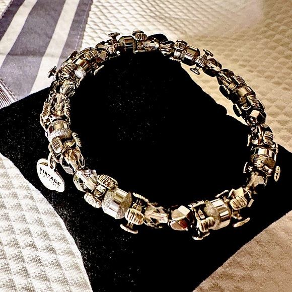 ALEX AND ANI BRACELET SLENDOR WRAP - MOON 🌙 BRACELET in SILVER - Picture 2 of 8